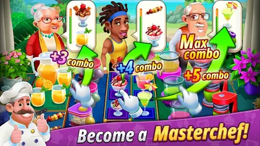 Schermata di gioco di Cooking Superstar Gustosa